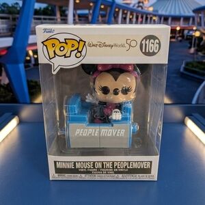 Disney World 50th Funko Pop! Minnie Mouse on the PeopleMover #1166 (NIB)